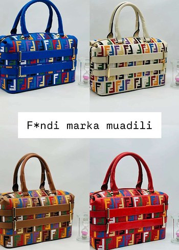Fendi Desenli Çok Renkli Kadın Çanta