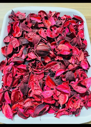 Kırmızı Renkli Kurutulmuş Potpourri - Görsel 3