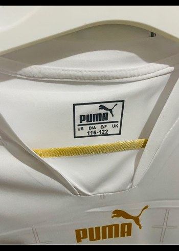 Beyaz Puma Erkek çocuk Spor Tişört şort takımı10 Numara 6 yaş - Görsel 4
