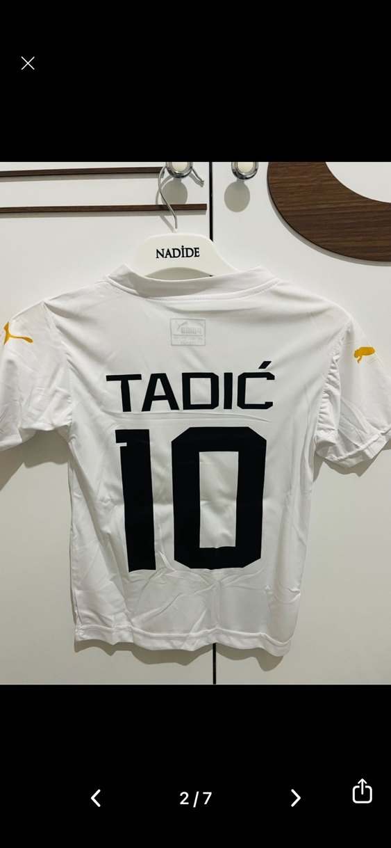 Beyaz Puma Erkek çocuk Spor Tişört şort takımı10 Numara 6 yaş - Görsel 2