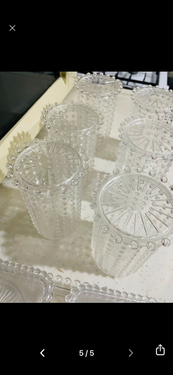 Boncuk set Mika kahvaltılık ve 6 mika kavanoz - Görsel 5