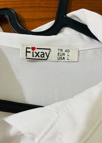 Düğmeli Beyaz Keten Uzun Kollu Gömlek - Görsel 3