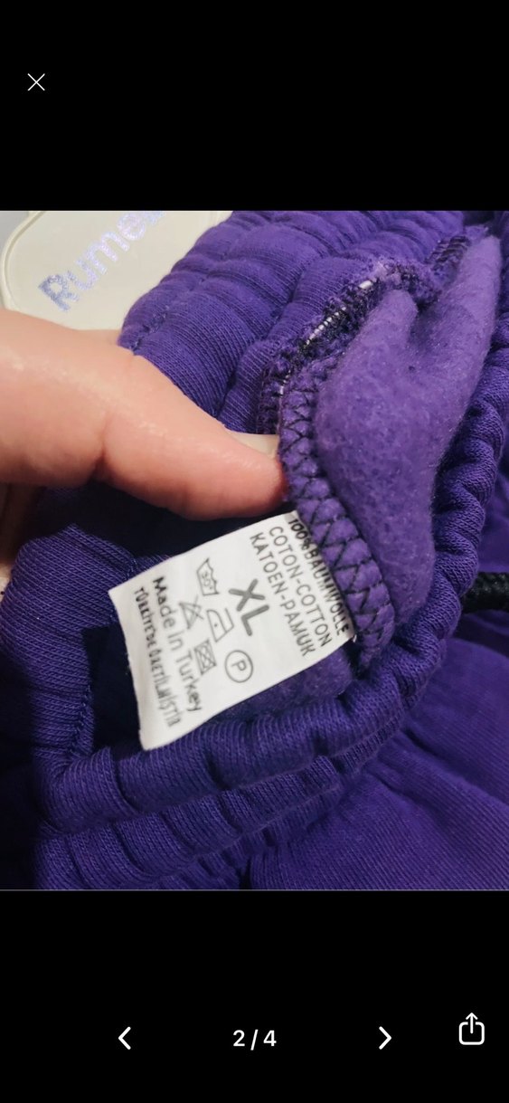 Mor Kadın Rahat Kesim Eşofman Altı - Görsel 2