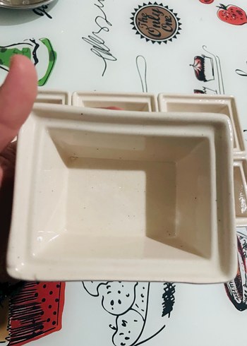 Bej Renkli 6'lı Dikdörtgen Saklama Kabı Seti - Görsel 2