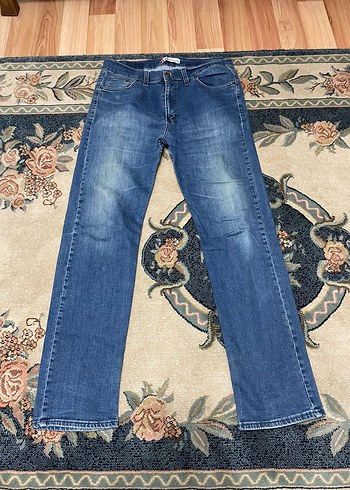 Kadın Lacivert Denim Regular #Fit Pantolon