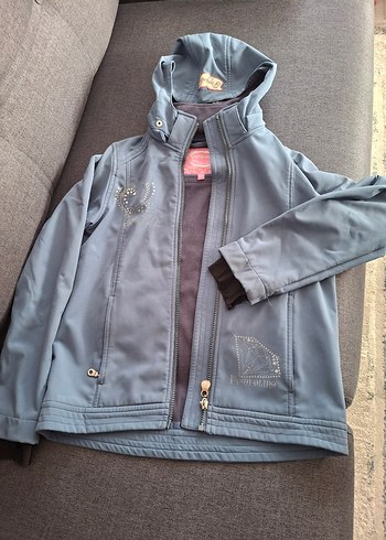 Gri Fermuarlı Kadın Kolsuz Ceket - Görsel 3