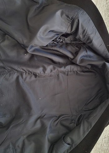 Düğmeli Siyah Erkek Yün Ceket - Görsel 2