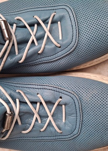 Mavi Kadın Spor Ayakkabı Tokalı - Görsel 4