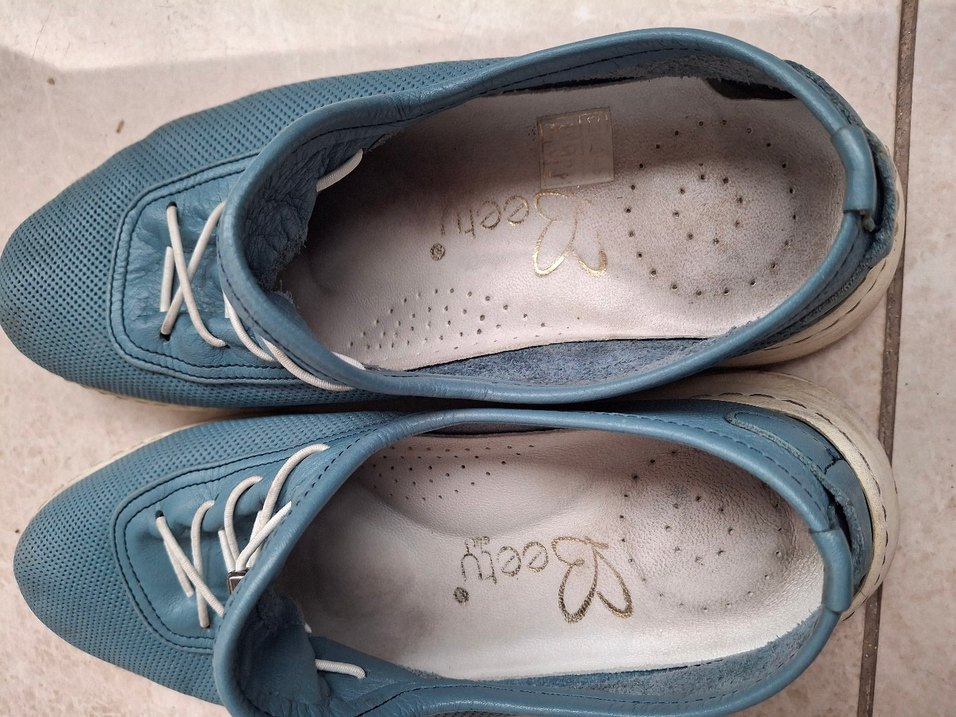 Mavi Kadın Spor Ayakkabı Tokalı - Görsel 3