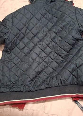 Koyu Gri Erkek Çocuk Fermuarlı Mont - Görsel 3