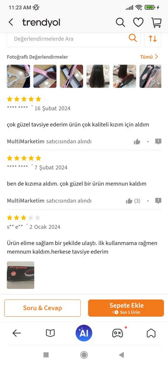 Pastel Pembe Saç Düzleştirici Fırça - Görsel 4