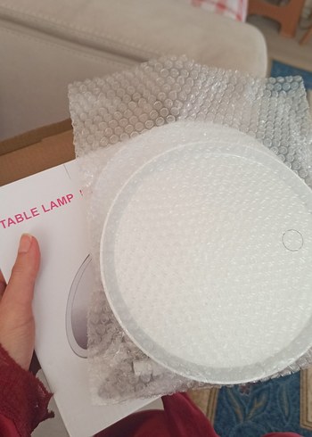 Beden beyaz Renk Beyaz LED Işıklı Masaüstü Makyaj Aynası