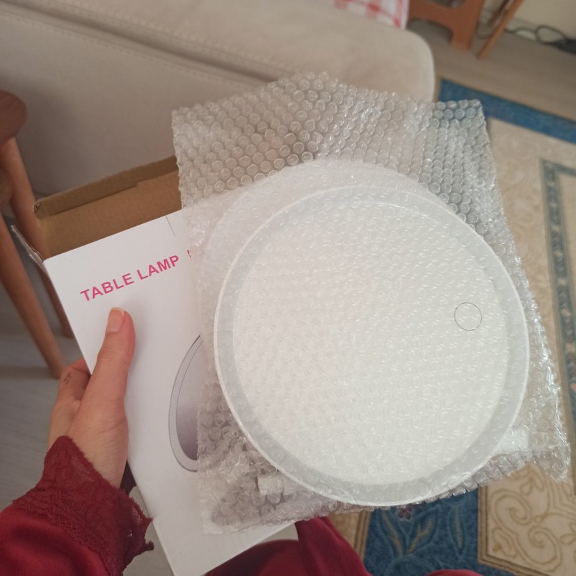 Beyaz LED Işıklı Masaüstü Makyaj Aynası - Görsel 4