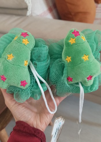 Yıldızlı Yeşil Banyo Süngeri