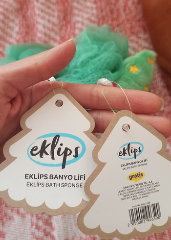 Beden Yıldızlı Yeşil Banyo Süngeri