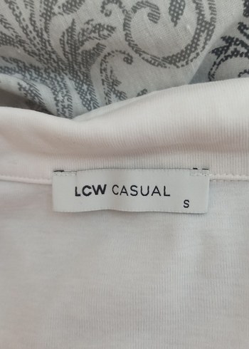 LCW Vision Kadın Ekru Polo Yaka Uzun Kollu Tişört - Görsel 5