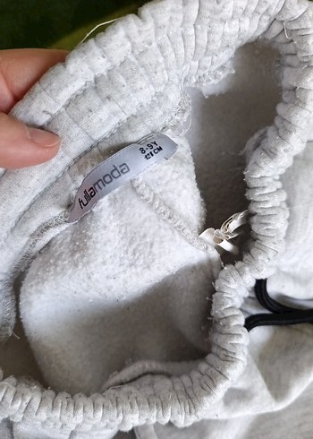 Gri Baskılı kız Çocuk Eşofman Altı - Görsel 5