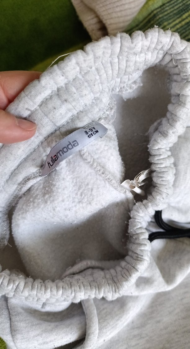 Gri Baskılı kız Çocuk Eşofman Altı - Görsel 5