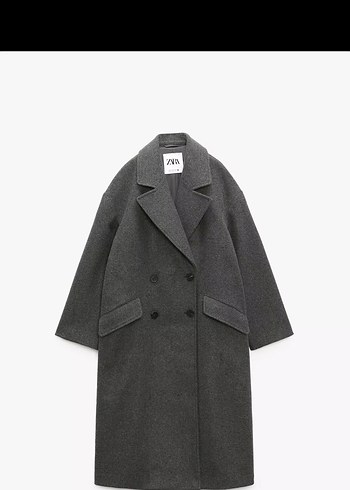 Zara Antrasit Oversize Kaban