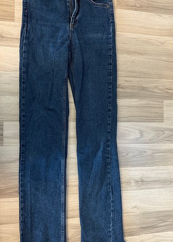 Lacivert Maxi Kadın Denim Pantolon