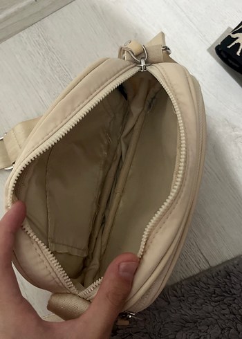 Beden ten rengi Renk Bej Minimalist Kadın Çapraz Çanta