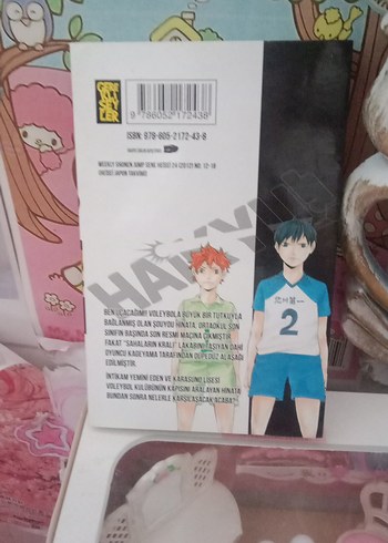  Haikyu!! Manga Cilt 1 