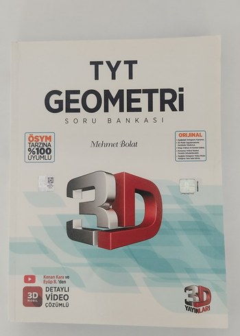 3D TYT Geometri Soru Bankası - Mehmet Bolat