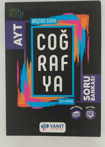 AYT Coğrafya Soru Bankası yanıt yayınları Çek-Kopar