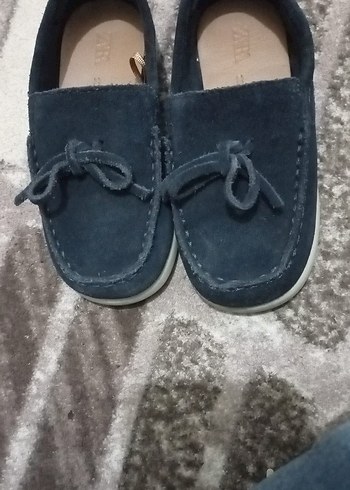 Erkek Çocuk Mavi Süet ayakkabı - Görsel 2