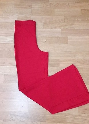 s Beden kırmızı Renk kumaş pantalon
