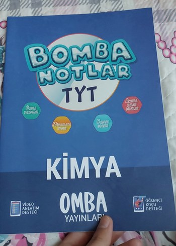 TYT Kimya Bomba Notlar Omba Yayınları