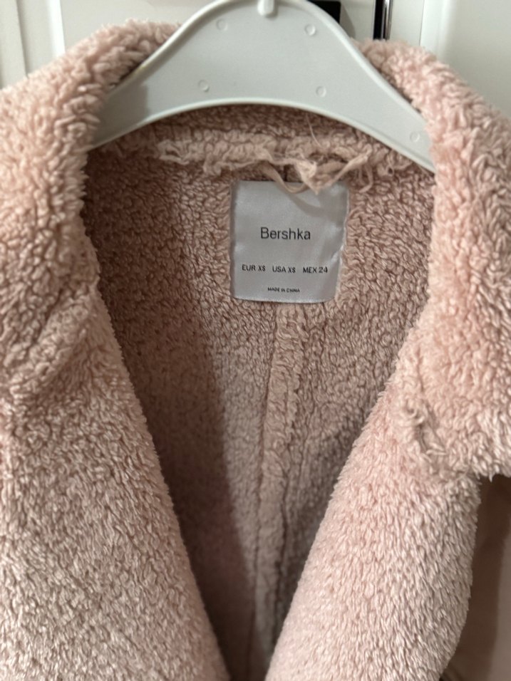 Kürklü Bej Süet Kısa Kadın Ceket - Görsel 2