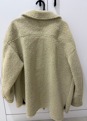 Gri Metal Tokalı Kadın Midi Ceket - Görsel 2