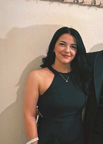 Siyah Yüksek Yakalı Midi Kadın Mezuniyet Elbisesi