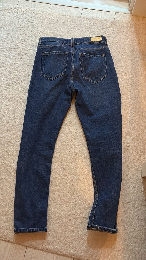 Kadın Mavi Denim Regular Fit Jean - Görsel 2