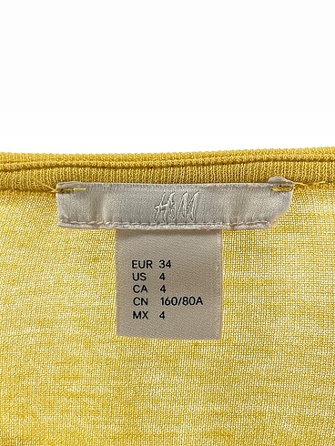 34 Beden sarı Renk H&M Askılı %70 İndirimli.