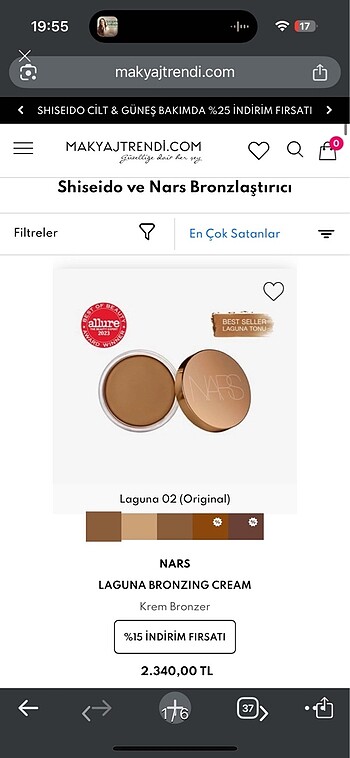 Nars bronzer