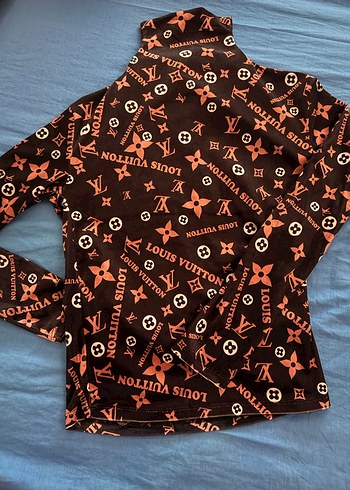 Zara Kahverengi Baskılı Boğazlı Kadın Gömlek