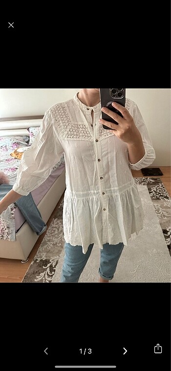 Zara tunik gömlek