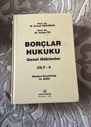 Borçlar Hukuku Genel Hükümler Cilt 2 Kemal Oğuzman