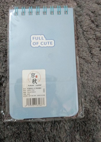 Pastel Renkli Çoklu Bölmeli Mini Defter