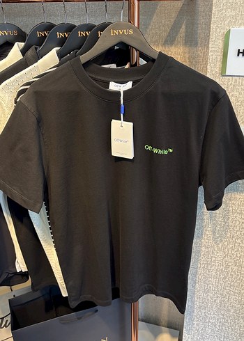 Off-White Siyah Baskılı Erkek Tişört
