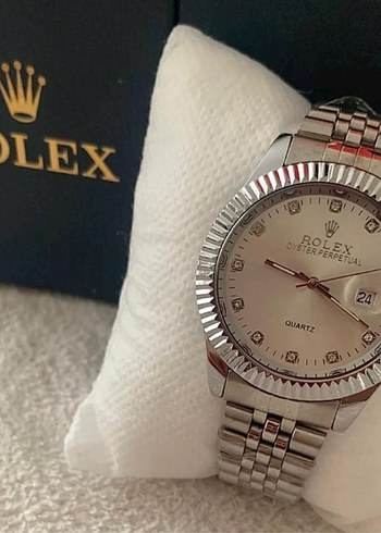 Rolex Beyaz Klasik Erkek Kol Saati
