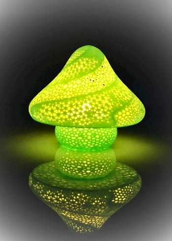 Yeşil Mantar Şeklinde Masa Lambası - Görsel 2