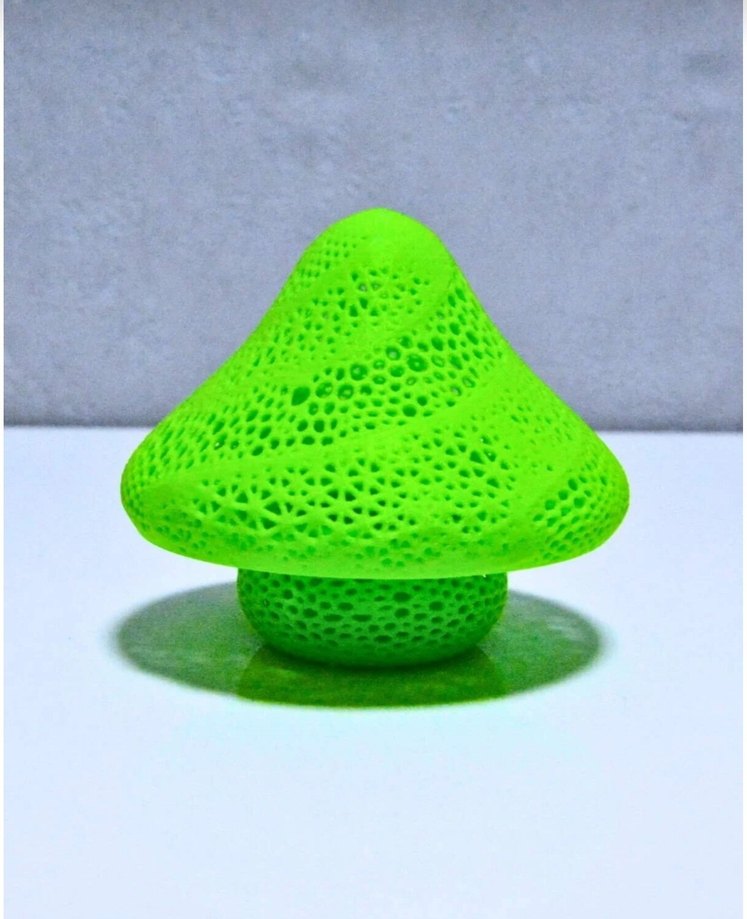 Yeşil Mantar Şeklinde Masa Lambası - Görsel 5