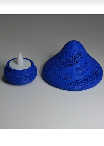 Mavi Renkli Dekoratif Lamba - Görsel 3