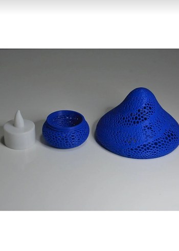 Mavi Renkli Dekoratif Lamba - Görsel 4