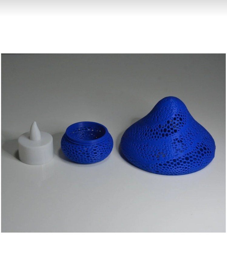 Mavi Renkli Dekoratif Lamba - Görsel 4