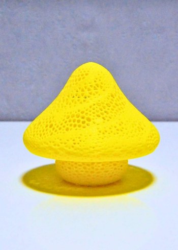 Sarı Mantar Tasarımlı Renkli Masa Lambası - Görsel 4