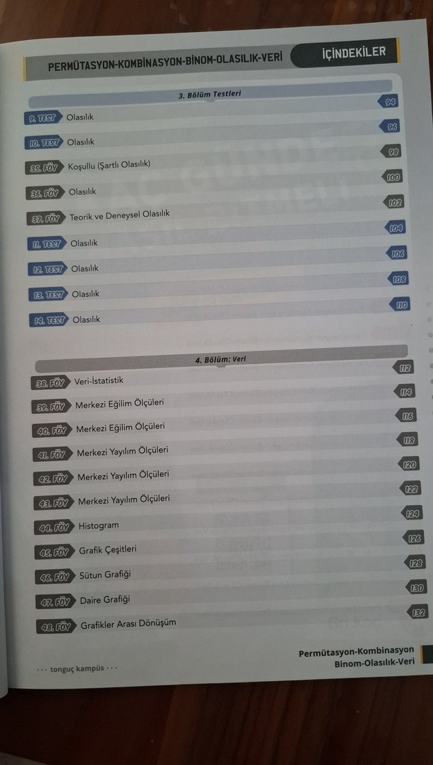 TYT AYT Matematik Fasikülleri - Görsel 4